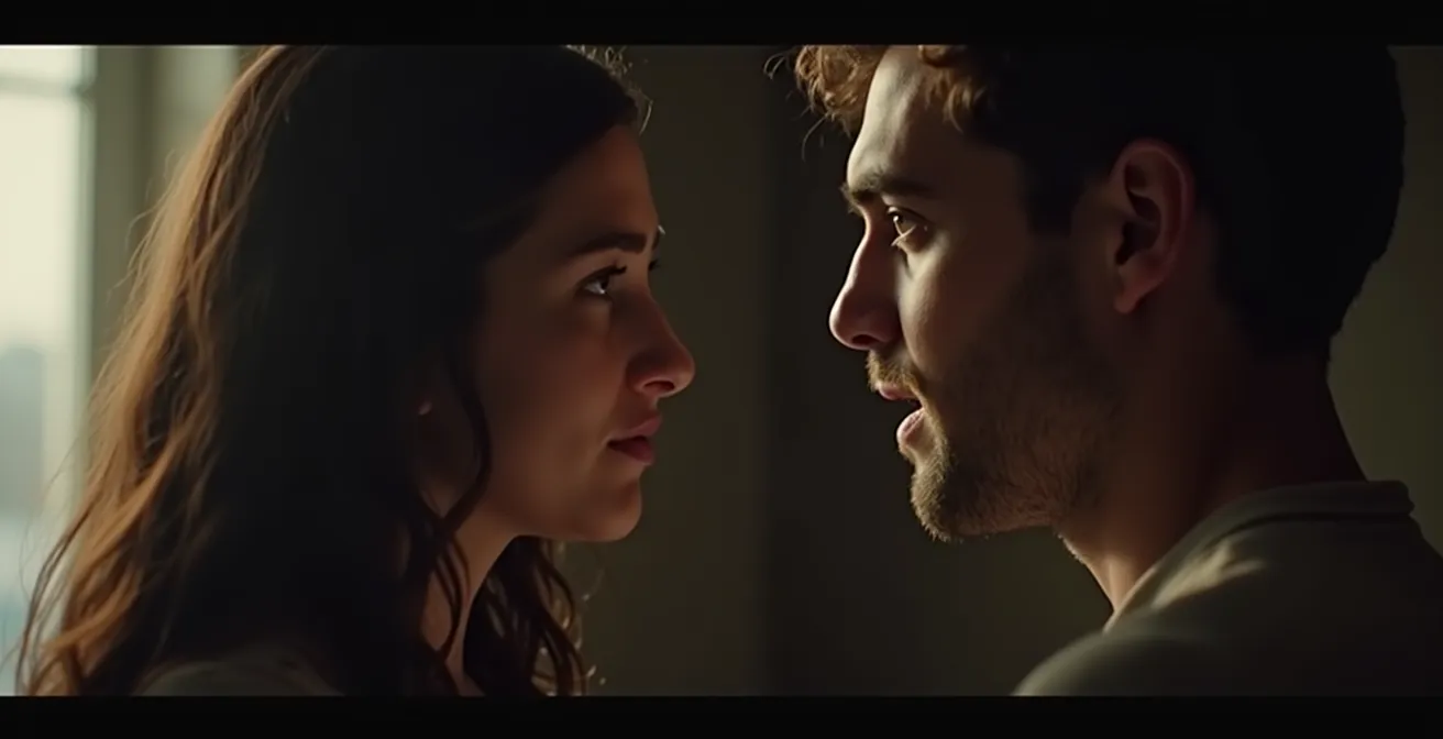 Scène cinématographique québécoise avec une forte identité visuelle et usage du joual, atmosphère intime