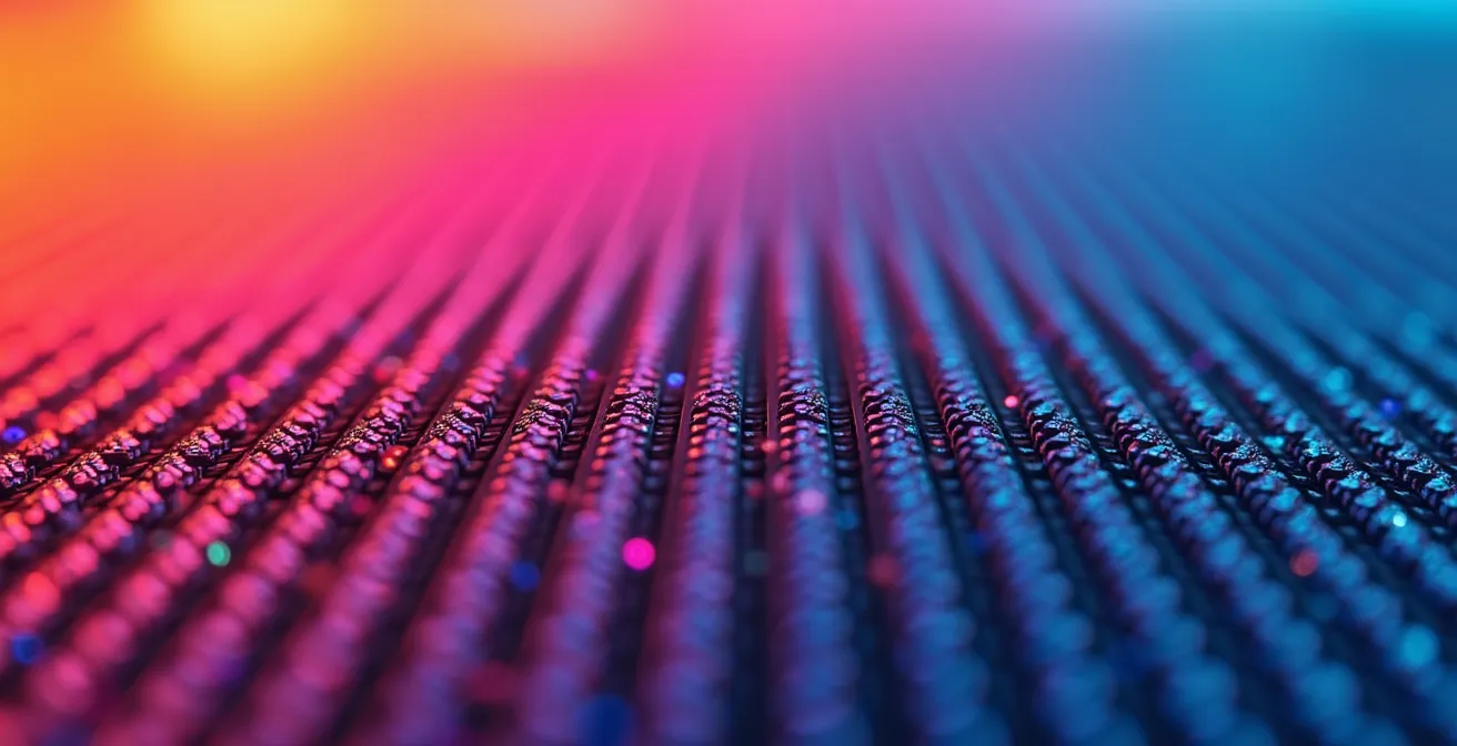 Comparaison visuelle entre l'image originale d'un film et l'image altérée par les réglages TV